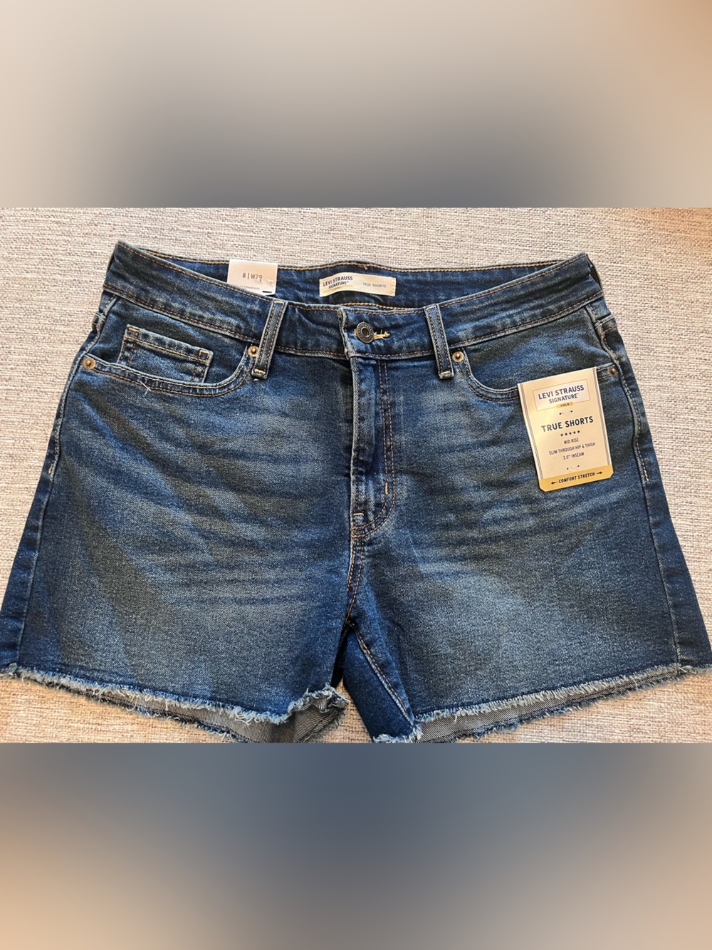 Levi's Dark Blue Slim Straight Jeans